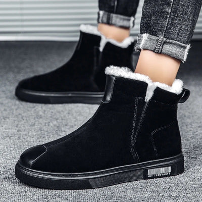 Botines de invierno para hombre en ante con forro calido - Danny