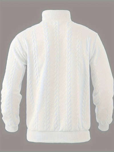 Eiran - Jersey vintage de hombre con cremallera