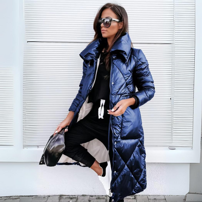 Abrigo elegante acolchado mujer - Elara