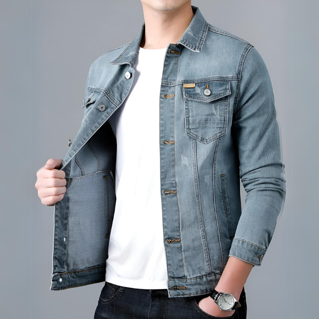 Jack - Chaqueta vaquera clásica para hombre