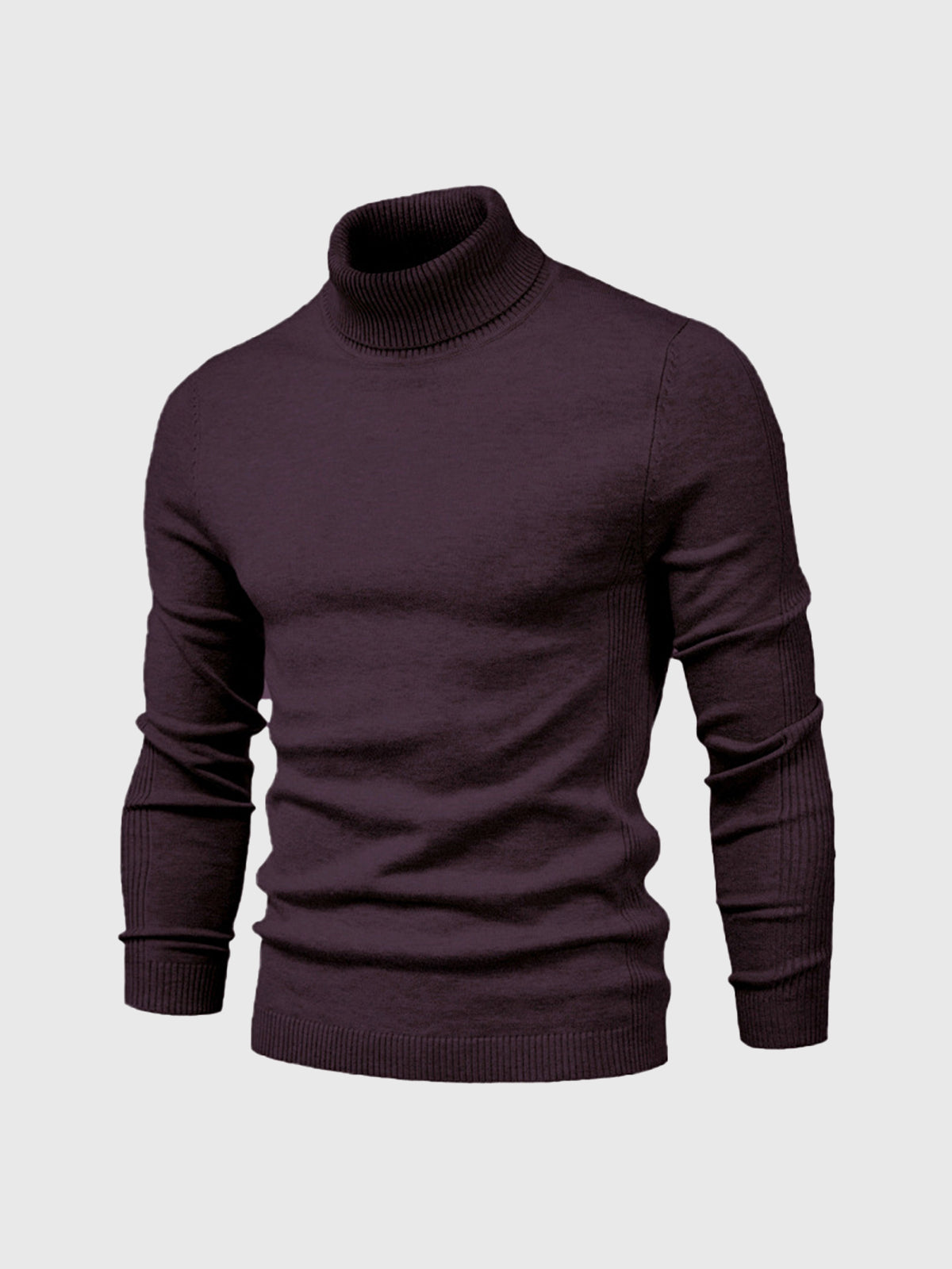 Jersey de cuello alto para hombre, lavable