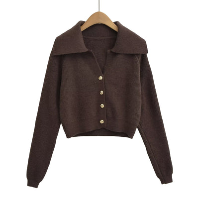 Cardigan mujer cuello solapa - Livia