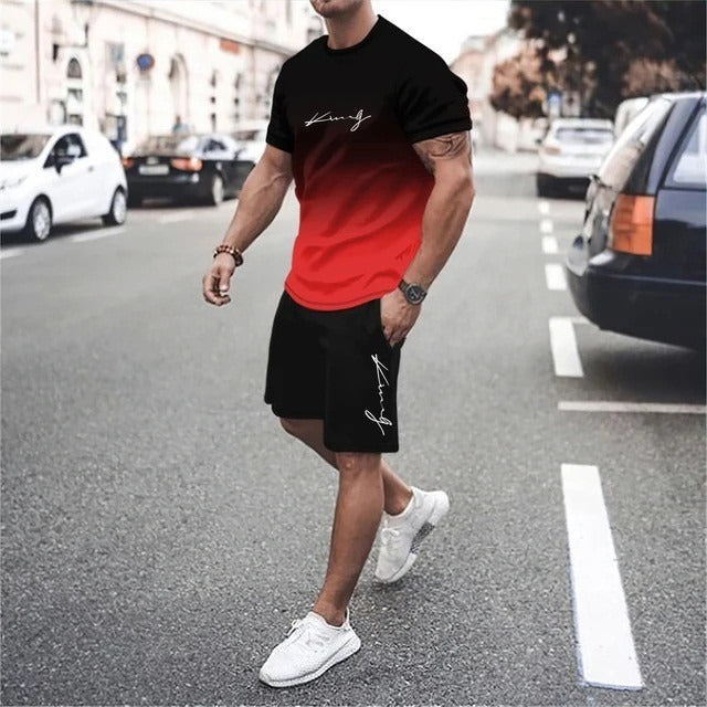 Conjunto deportivo hombre tejido transpirable estilo urbano moderno - Mauro