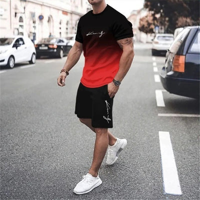 Conjunto deportivo hombre tejido transpirable estilo urbano moderno - Mauro