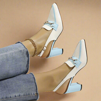 Slingback Tacón Bloque - Millie