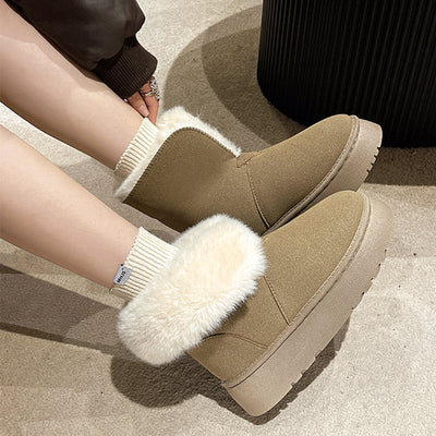 Botas de invierno para mujer con forro de felpa - Nina