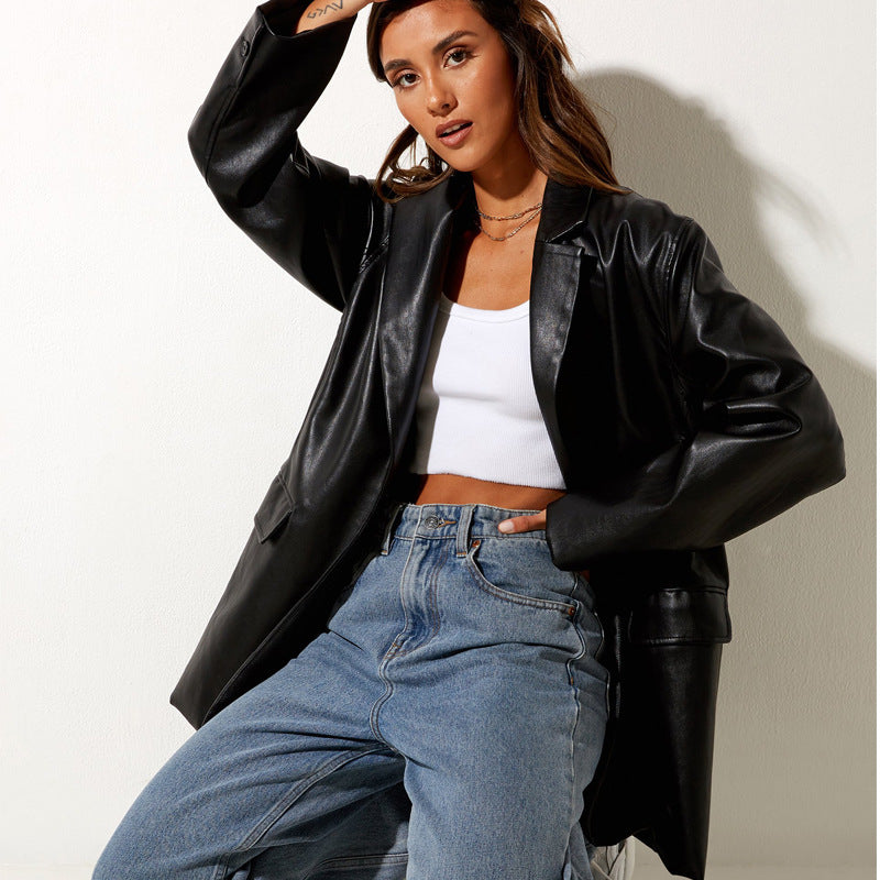 Chaqueta para mujer efecto piel - Neyra