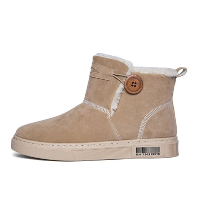 Botines de invierno para hombre en ante con forro calido - Danny