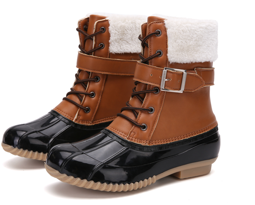 Botas impermeables para mujer con forro calido y suela antideslizante - Maeve