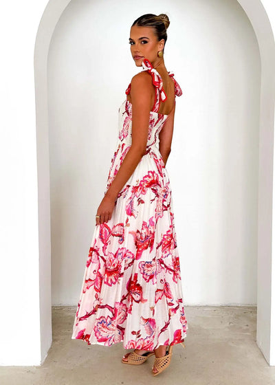 Amber - Vestido casual de tirantes con cintura elástica