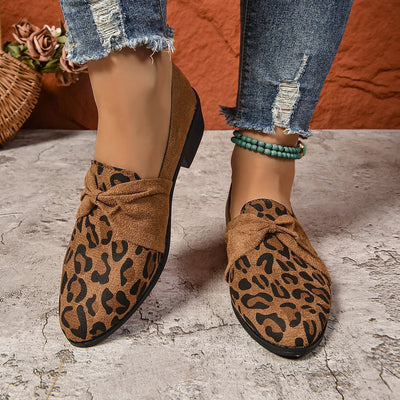 Mocasines mujer con lazo - Elvira