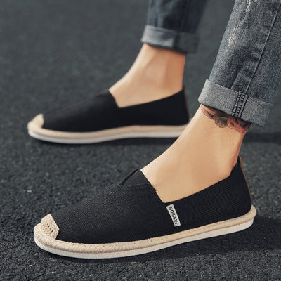 Mocasines hombre lino transpirable estilo casual - Damián