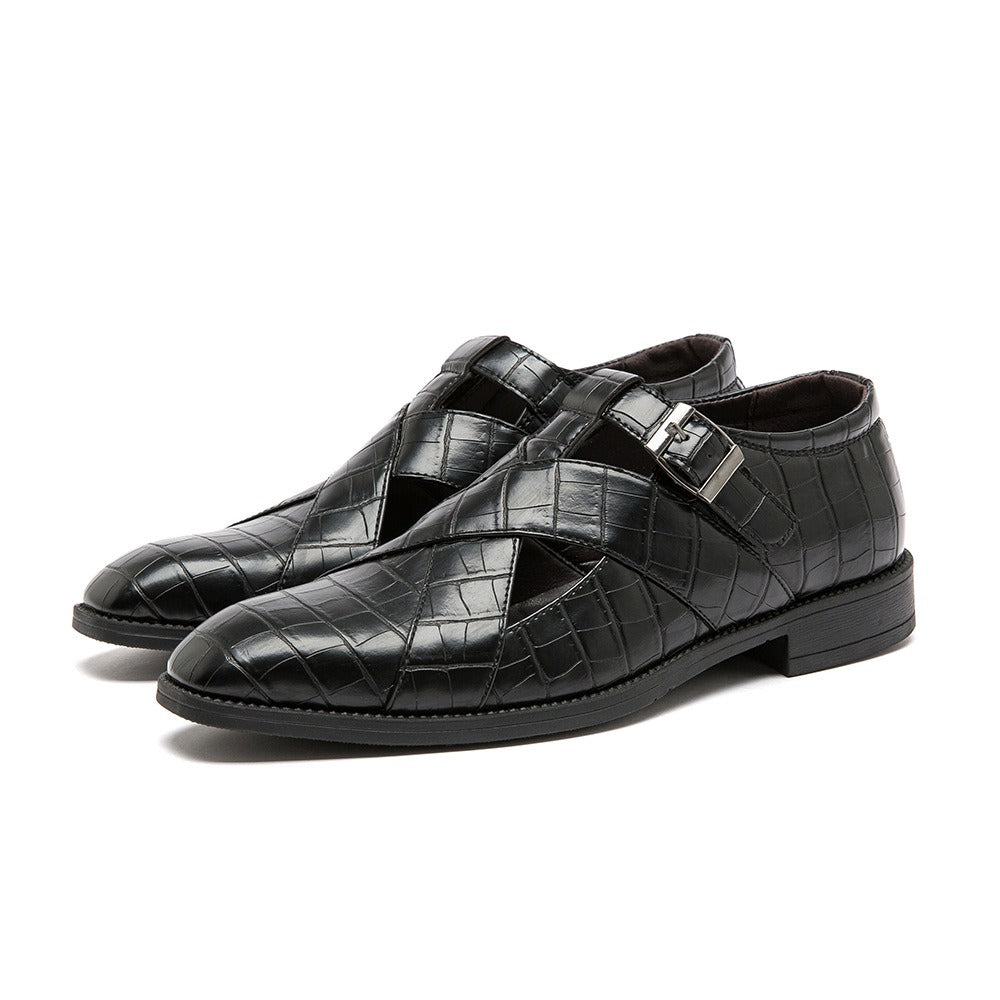 Zapatos formales hombre diseño calado cuero elegante - Ferrano