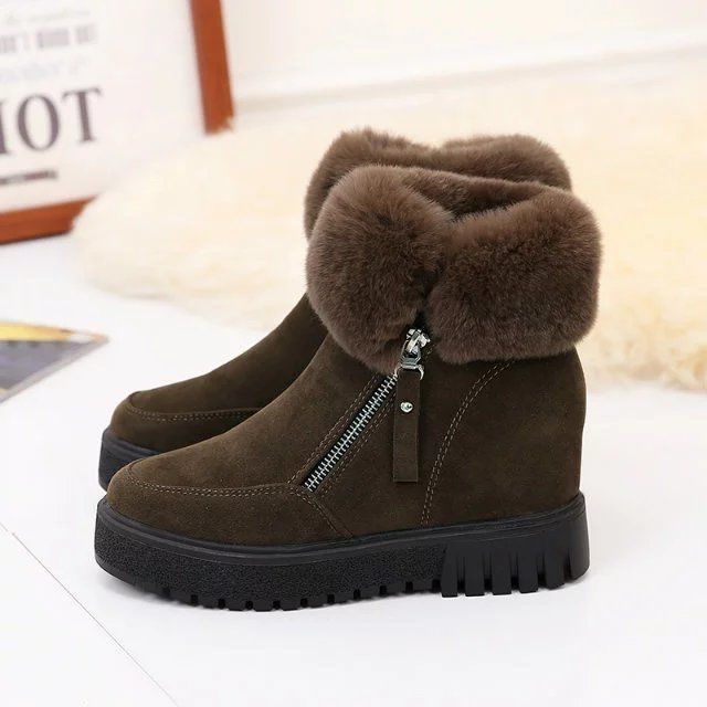Bibi - Botas de nieve cortas con tacón integrado