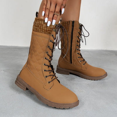 Botas altas acolchadas para mujer - Irina