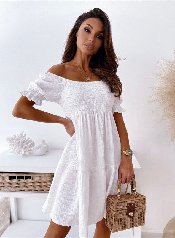 Cecily - Vestido con hombros al aire