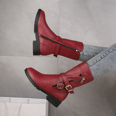 Nina - Botas Martin de tacón bajo