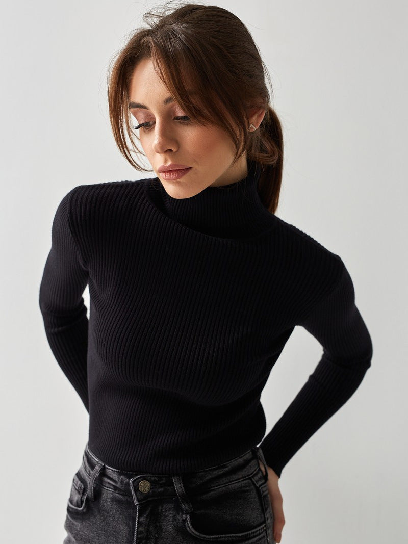 Jersey de canale para mujer de cuello alto - Itzel