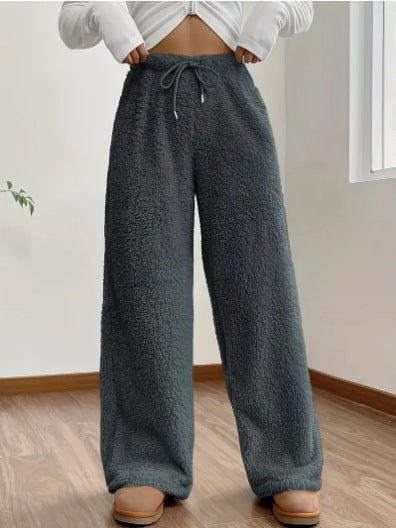 Pantalones para mujer de textura afelpada - Avenne