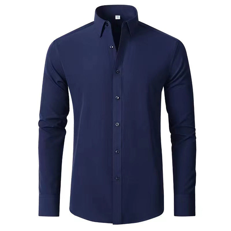 Gary - Camisa para hombre con elasticidad y protección contra arrugas