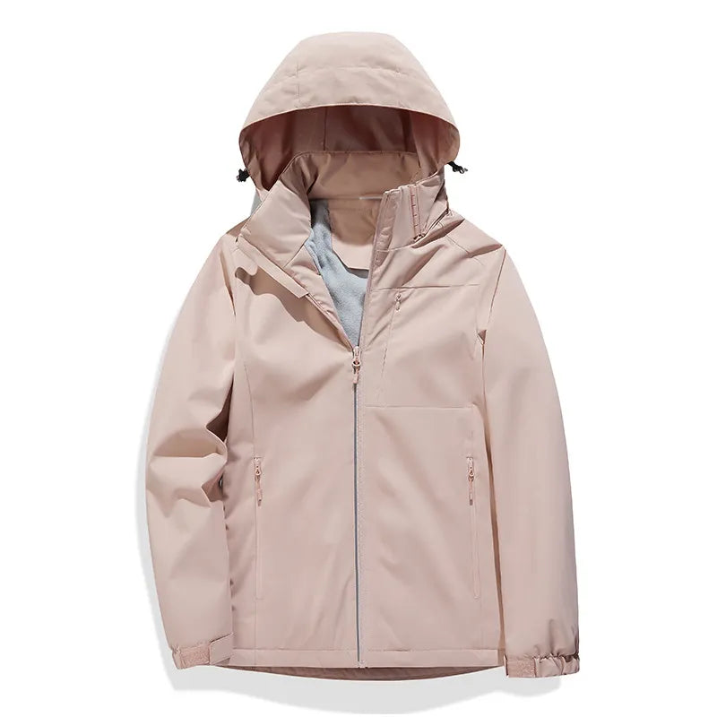 Kasy - Chaqueta impermeable con forro polar