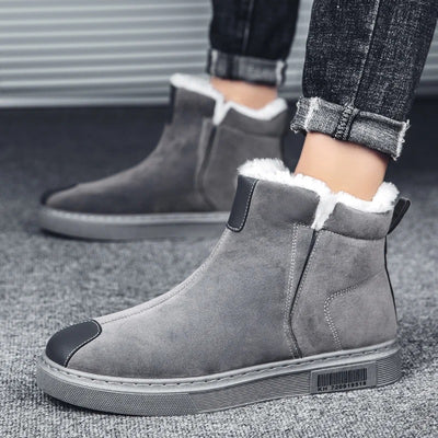 Botines de invierno para hombre en ante con forro calido - Danny