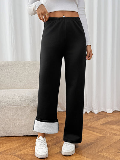 Pantalones para mujer efecto terciopelo cálido - Norelle