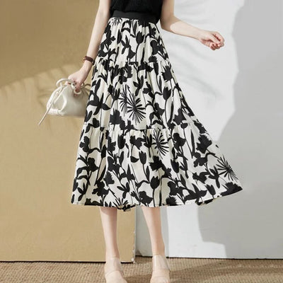 Falda estampada de diseño elegante perfecta para un look chic y sofisticado