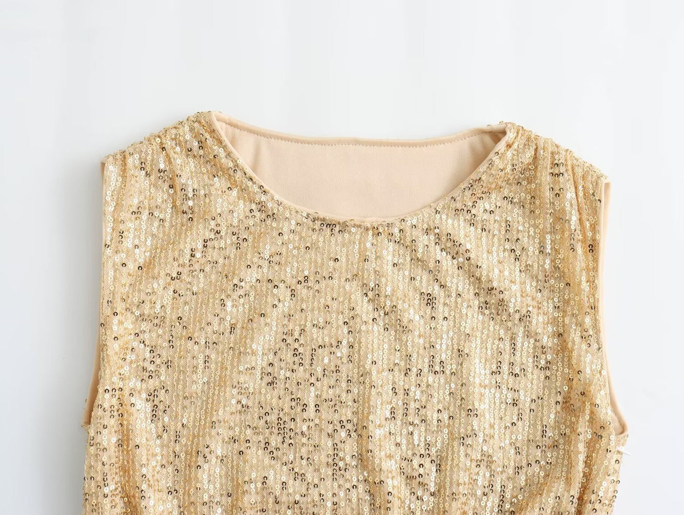 Vestido para mujer efecto aplicaciones luminosas - Sarynne