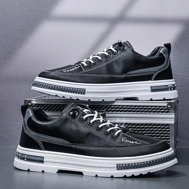 Zapatillas deportivas hombre piel sintética suela elevada - Bruno