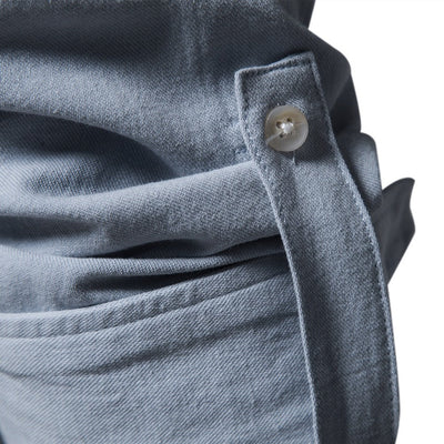 Camisa para hombre de algodón bolsillos frontales estilo casual - Nicolás