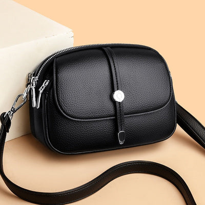 Bolso bandolera mujer piel sintética estructura compacta - Mireille