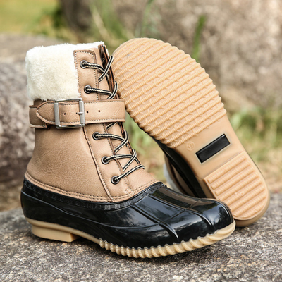 Botas impermeables para mujer con forro calido y suela antideslizante - Maeve