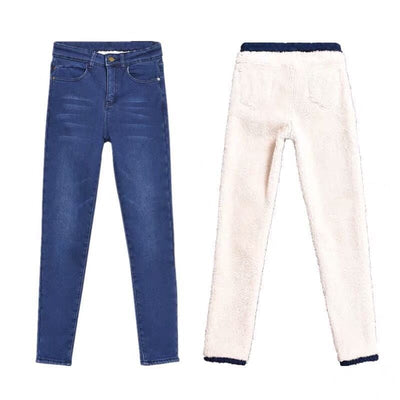 Pantalón para mujer efecto denim térmico - Sylverine
