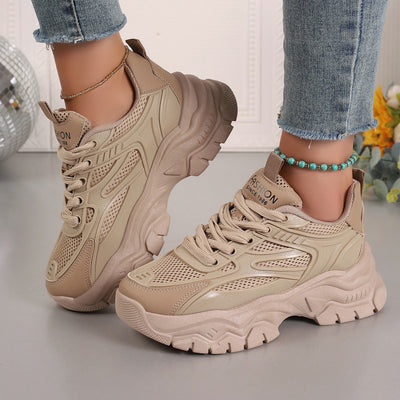 Zapatillas deportivas para mujer suela gruesa estilo urbano - Camila