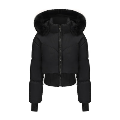 Chaqueta corta para mujer con capucha - Avenil