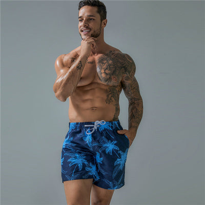 Bañador con estampado de moda para hombre short de playa