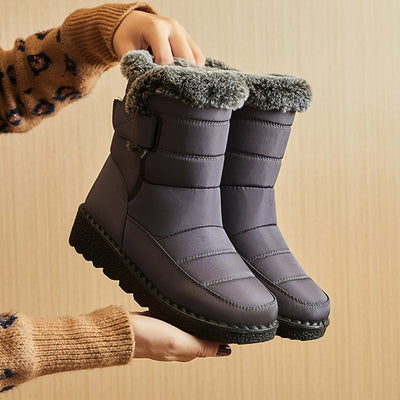 Botas acolchadas de invierno para mujer con forro de peluche - Liora