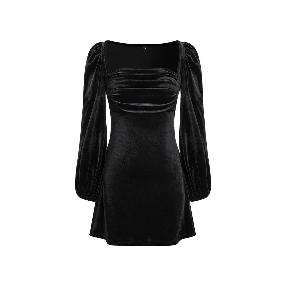 Vestido para mujer tipo terciopelo - Yalena