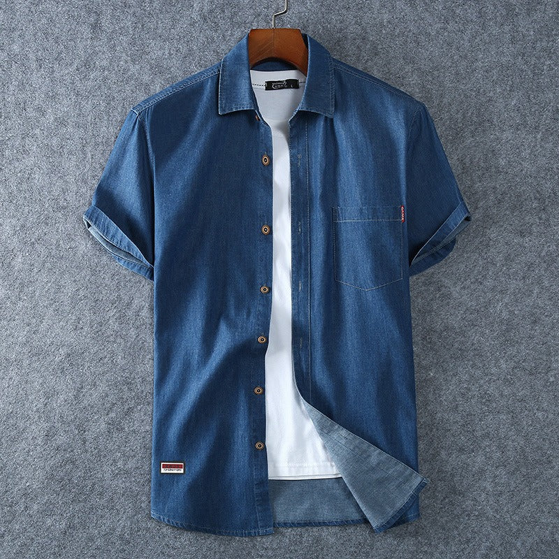 Camisa vaquera hombre manga corta - Denver