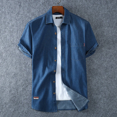 Camisa vaquera hombre manga corta - Denver