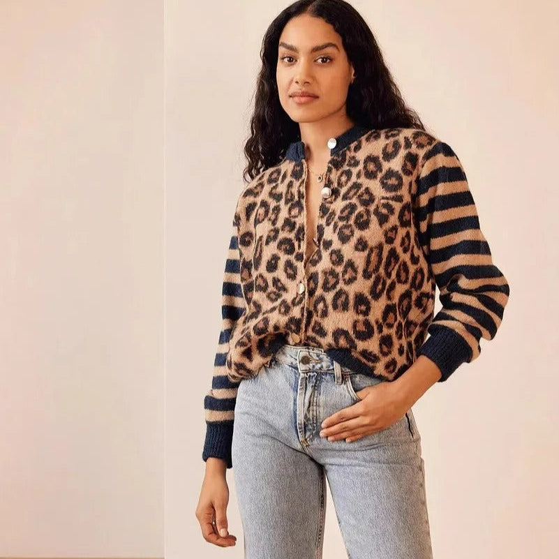 Cárdigan para mujer con estampado moderno - Alvéra