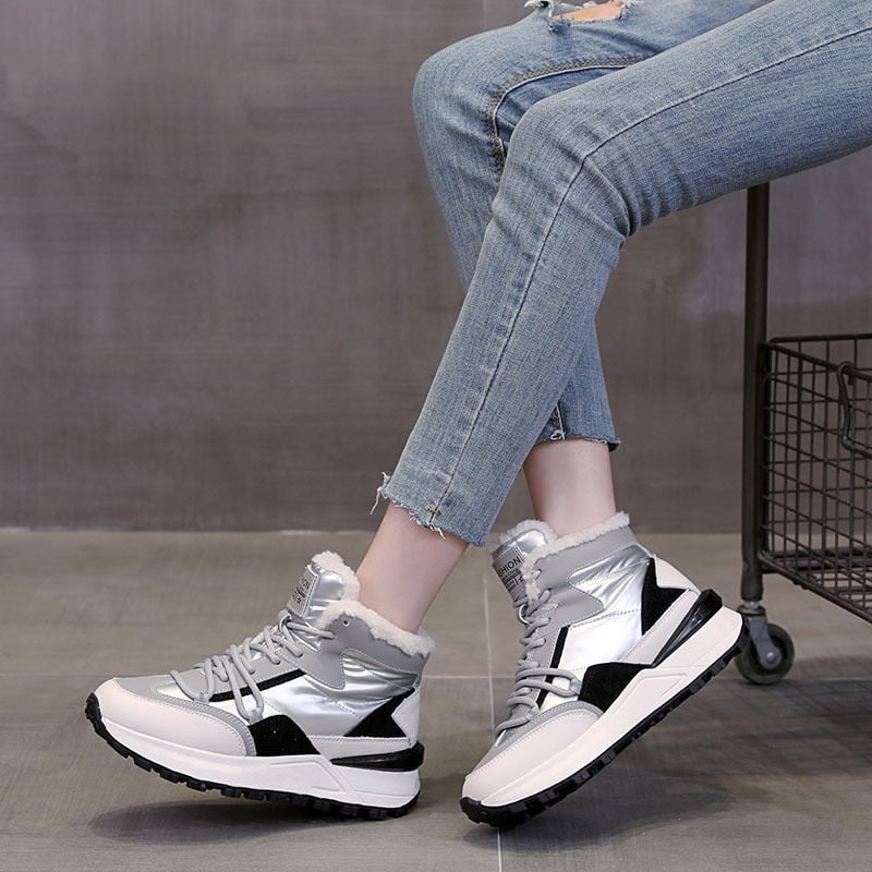 Zapatillas de invierno para mujer con forro clido y suela antideslizante - Yensi