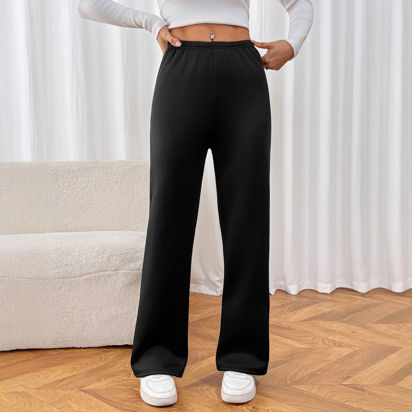Pantalones para mujer efecto terciopelo cálido - Norelle