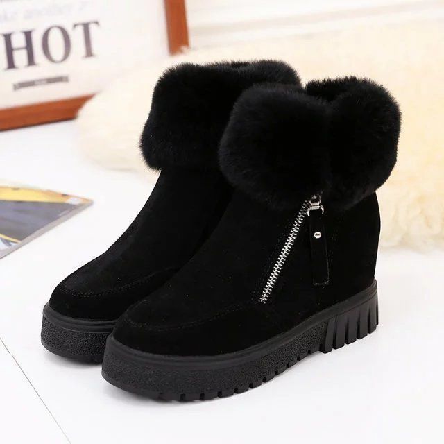 Bibi - Botas de nieve cortas con tacón integrado