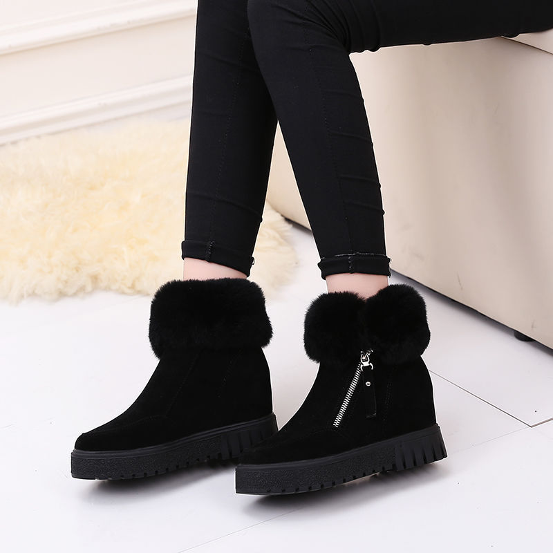Bibi - Botas de nieve cortas con tacón integrado