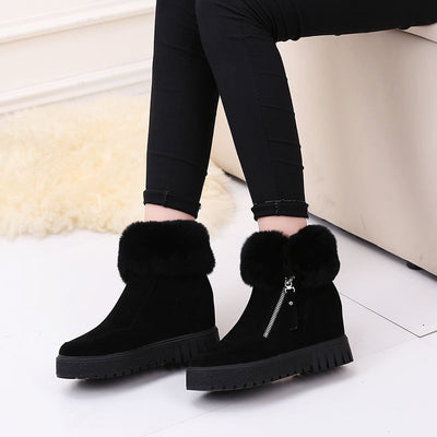 Bibi - Botas de nieve cortas con tacón integrado