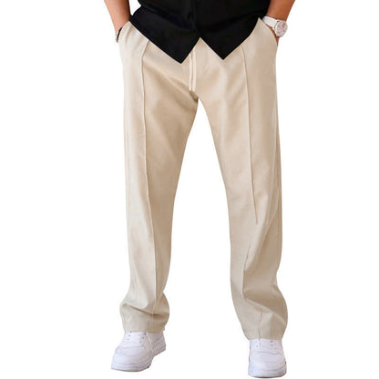 Pantalón casual de ocio para hombre - corte ancho y cómodo