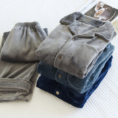 Pijama para hombre de tejido afelpado - Leandro