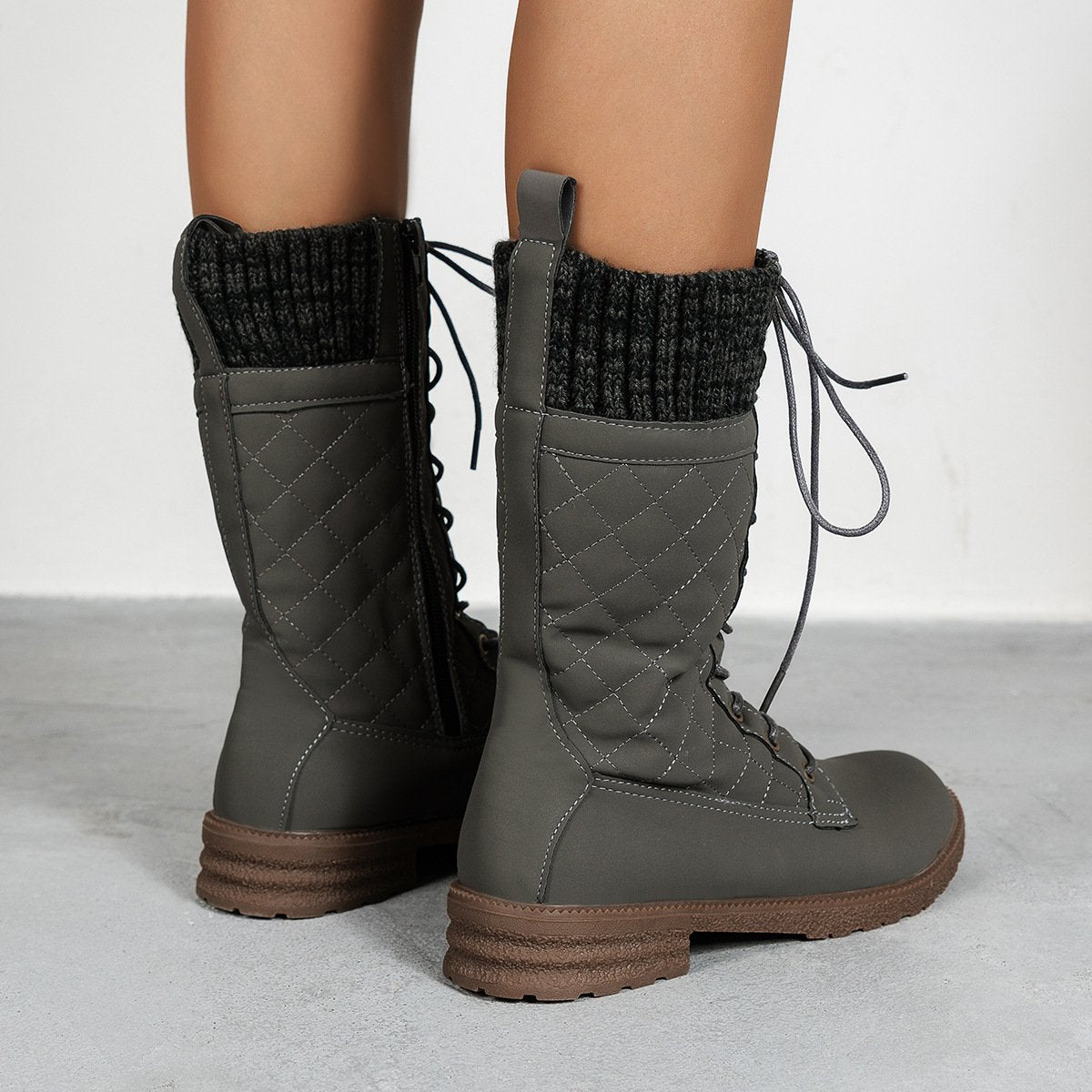 Botas altas acolchadas para mujer - Irina